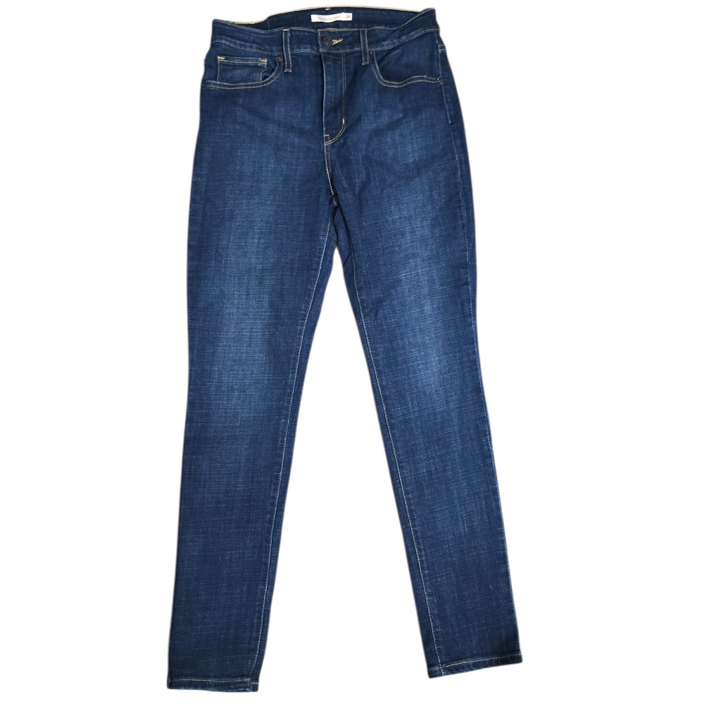 Levis Strauss Womens 721 high Rise Skinny Stretch Dark Wash Jeans W29 L27